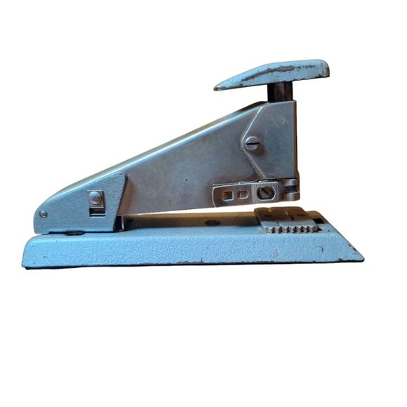 Apsco Mini Stapler 3003 De Luxe Vintage Metal Sweden Standard Desk Retro Small - Picture 2 of 9
